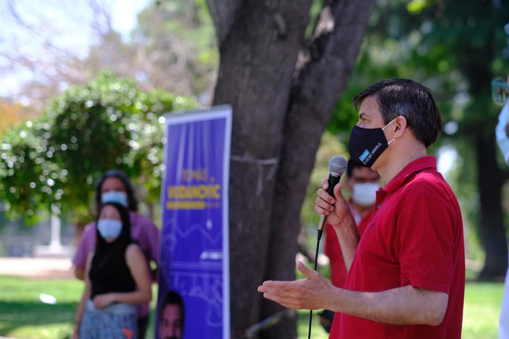 Daniel Stingo en Maipú: «Es una comuna muy grande y representarla es un honor, pero también una responsabilidad».