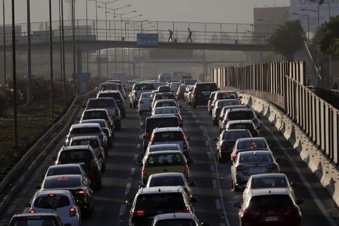 vespucio norte congestión vehicular