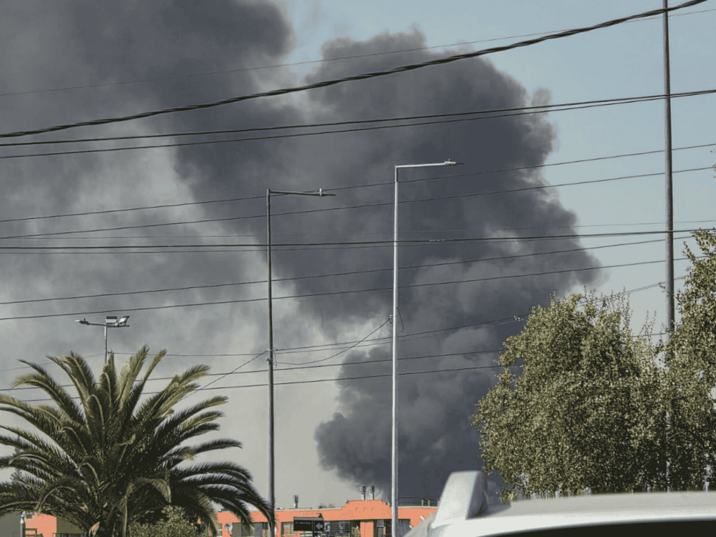 Incendio de pastizales en El Pajonal