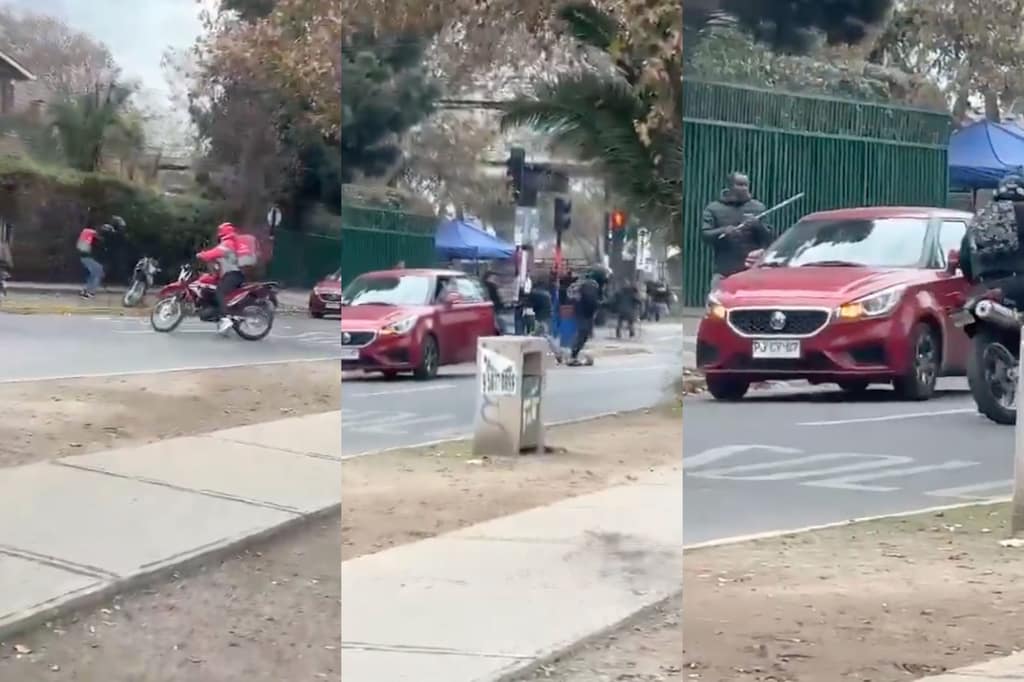 enfrentamiento motochorros maipu
