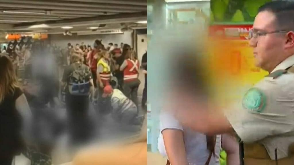 Apuñaladas metro tobalaba