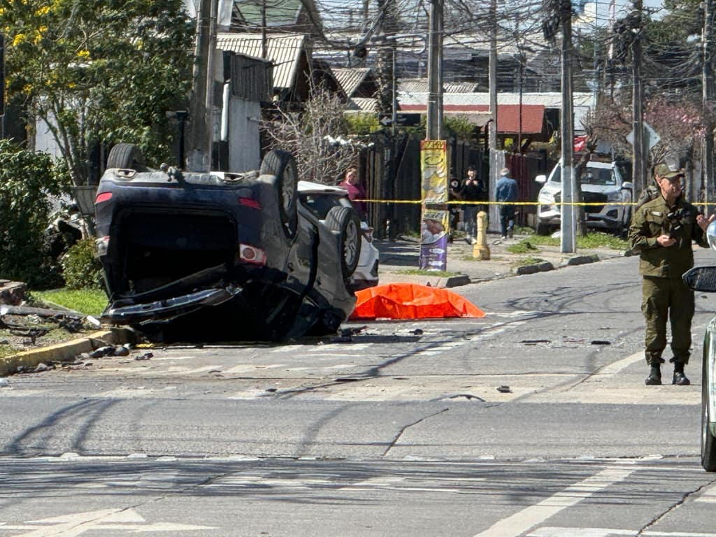 Choque fatal en Cuatro Poniente: Carabineros confirma fallecimiento de delincuente y tres detenidos