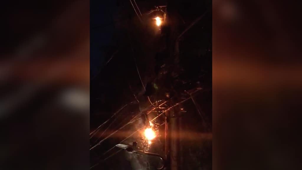 explosiones tendido electrico