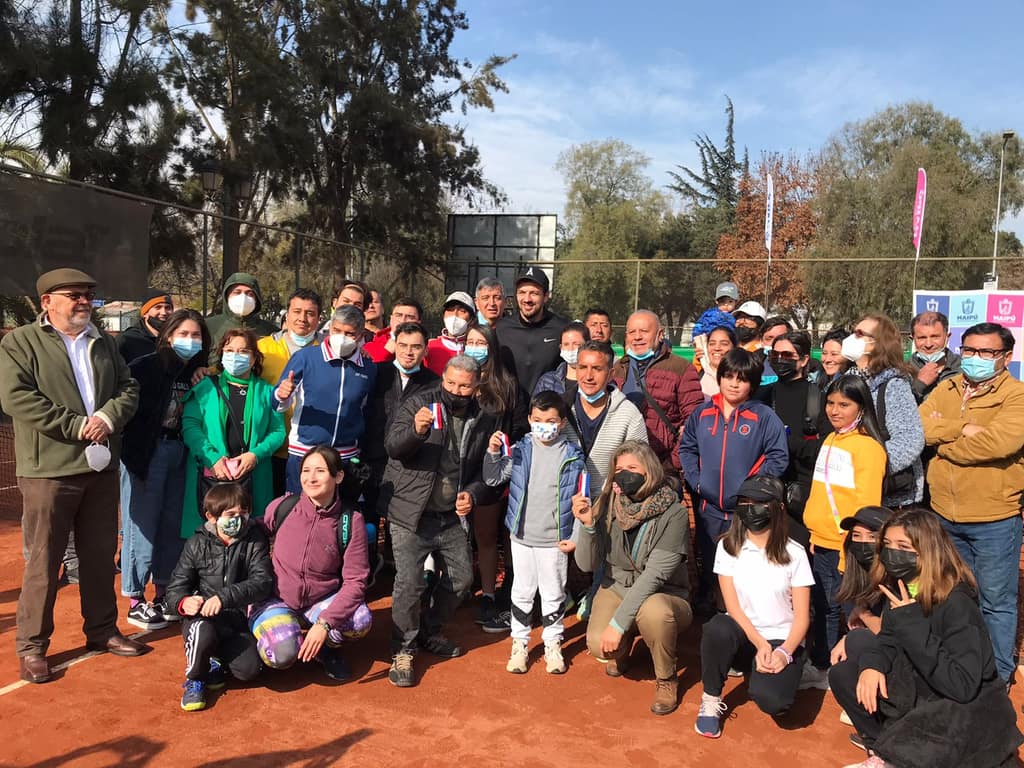 reinauguracion canchas tenis maipu