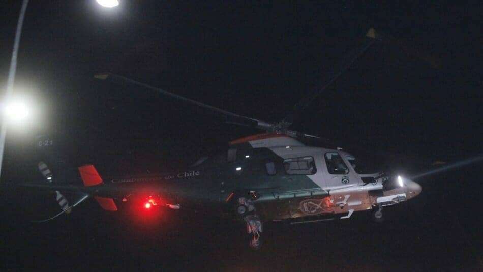 helicóptero carabineros