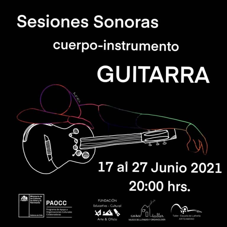 Sesiones Sonoras cuerpo-instrumento: Diversos artistas participan en actividad cultural virtual y gratuita