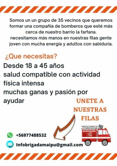 brigada maipú voluntarios