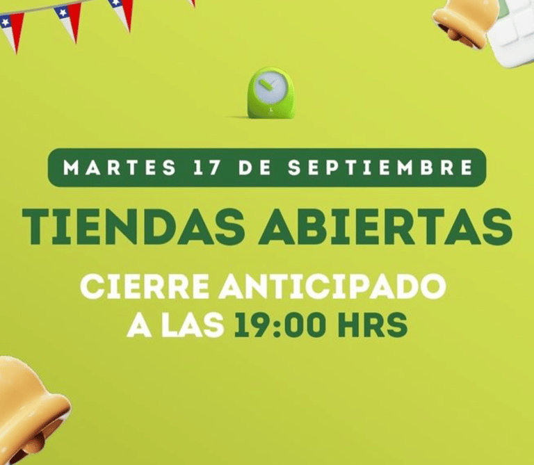 Fiestas Patrias: Revisa el horario de los supermercados en Maipú esta semana
