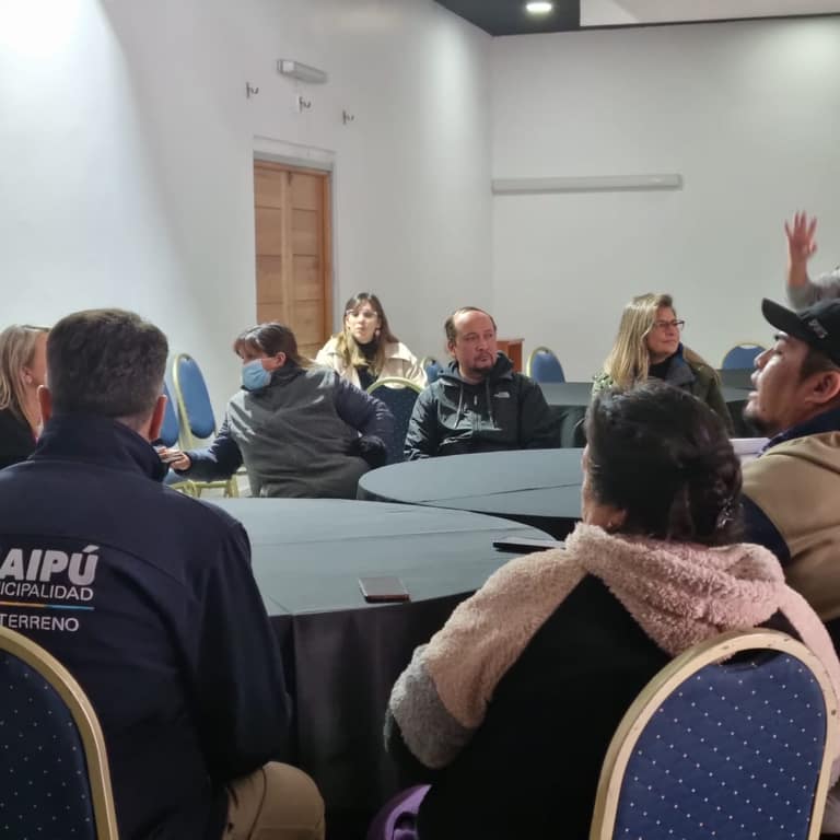 Reunión con feriantes