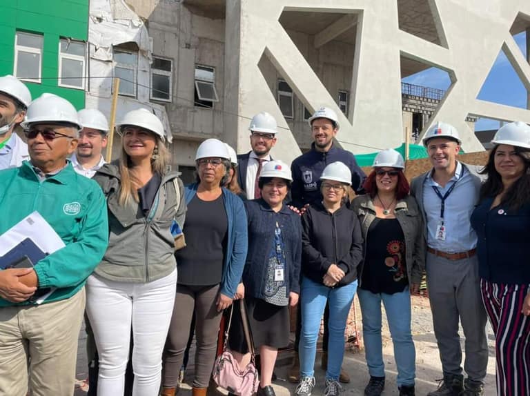 Retoma de obras en el CESFAM El Abrazo Dr. Salvador Allende