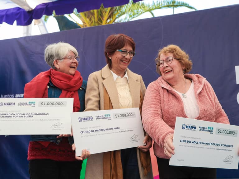 Municipalidad de Maipú inició la entrega de más de $774 millones en Fondos Concursables para proyectos de 501 organizaciones sociales de la comuna