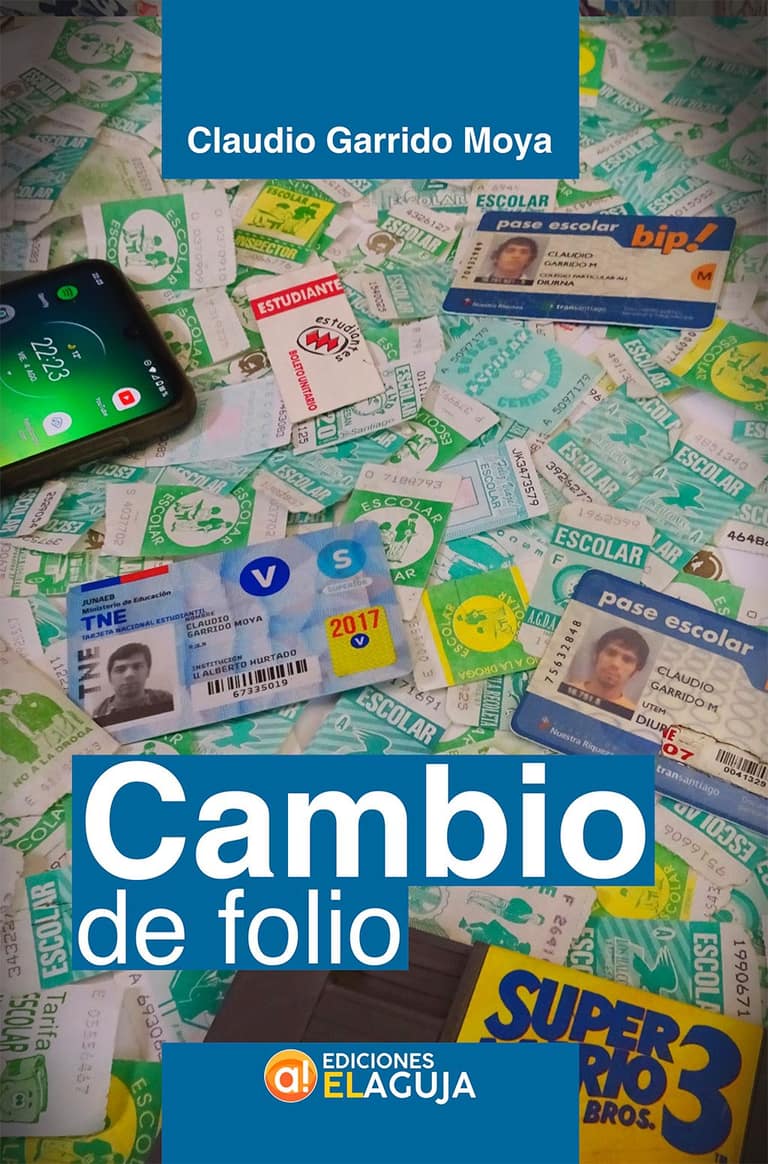 Portada Cambio de Folio, el nuevo libro de Claudio Garrido