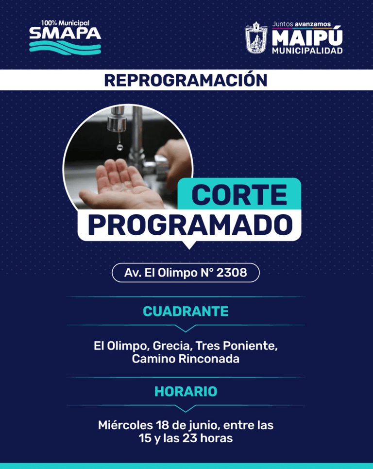 SMAPA corte de agua