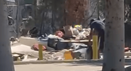 vertimiento de basura