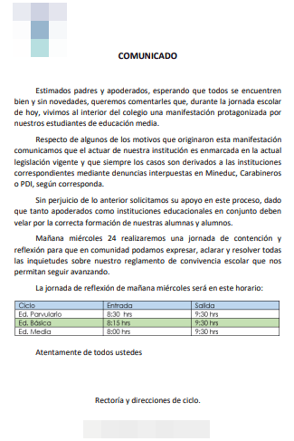 comunicado-colegiol-caso abuso