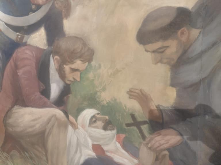 Batalla de Maipú muerte de Santiago Bueras