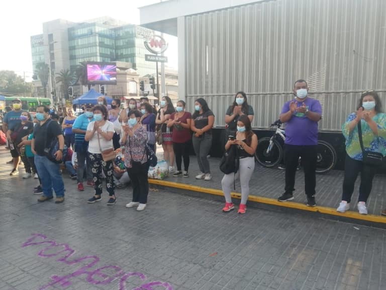 Agrupación de DDHH Maipú conmemoró el Día Internacional de la Mujer