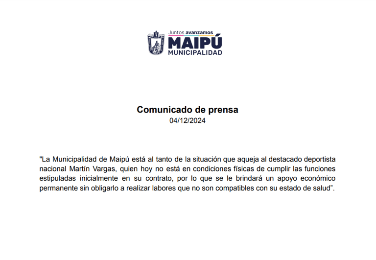 Respuesta a Martín Vargas desde el Municipio