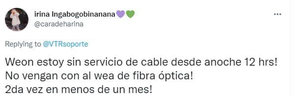 SUBTEL informa corte de fibra óptica para Maipú y otras comunas