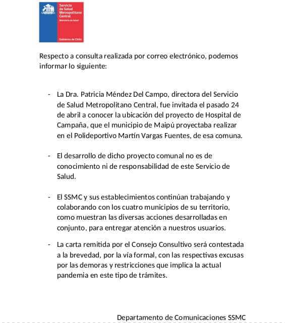 Un elefante blanco en plena pandemia: el desperdicio de infraestructura y recursos del Centro de Referencia de Salud de Maipú