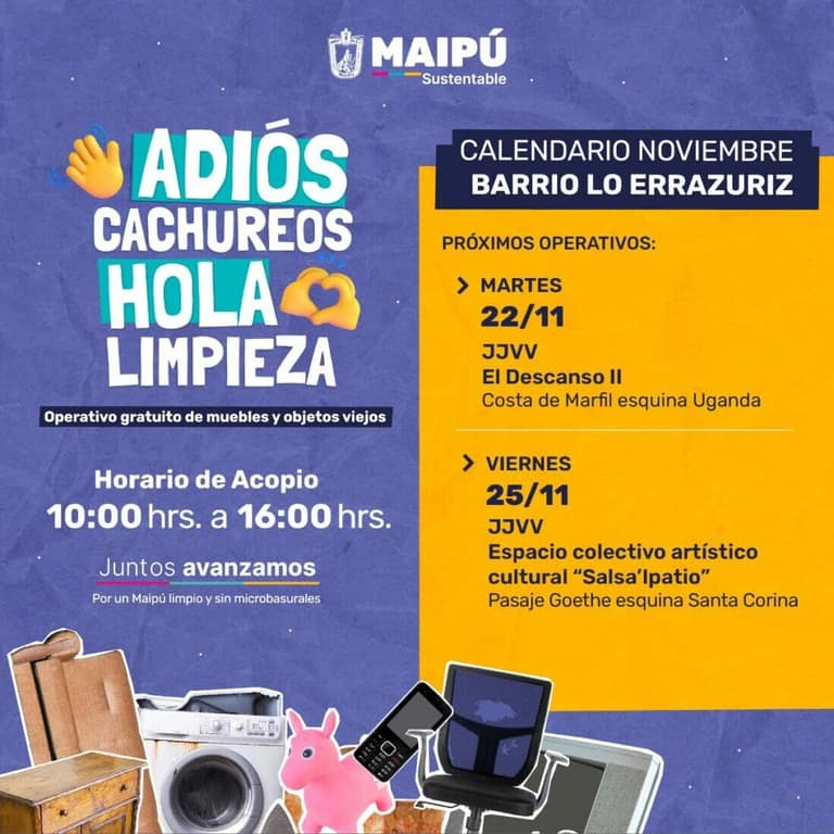 Operativo "Adiós cachureos, hola limpieza".