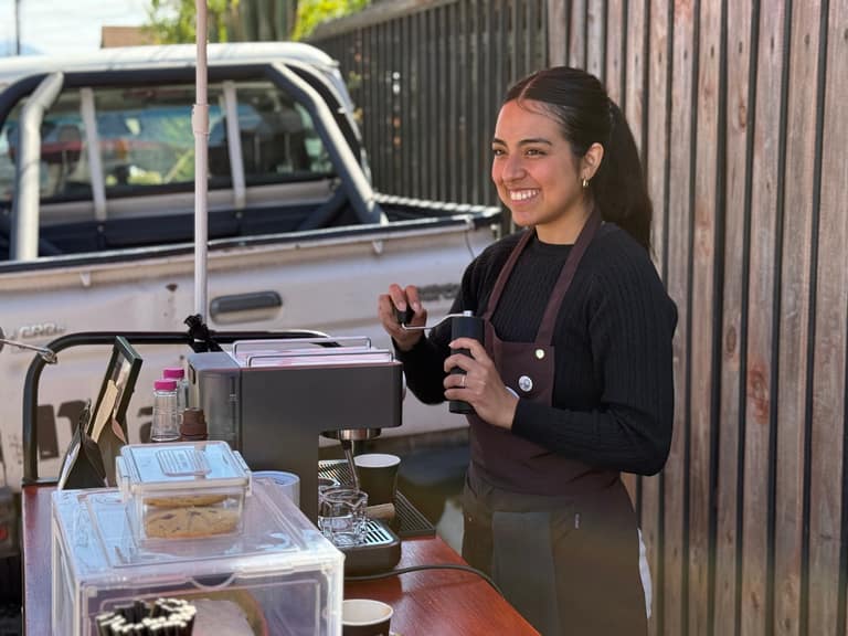 Tacheri: el carrito sobre ruedas que acerca el café de especialidad a los barrios de Maipú