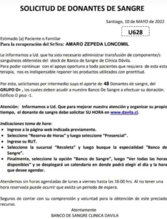 amaro leucemia donación