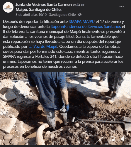 Smapa soluciona filtración en menos de 24 horas tras prueba de barquito de papel