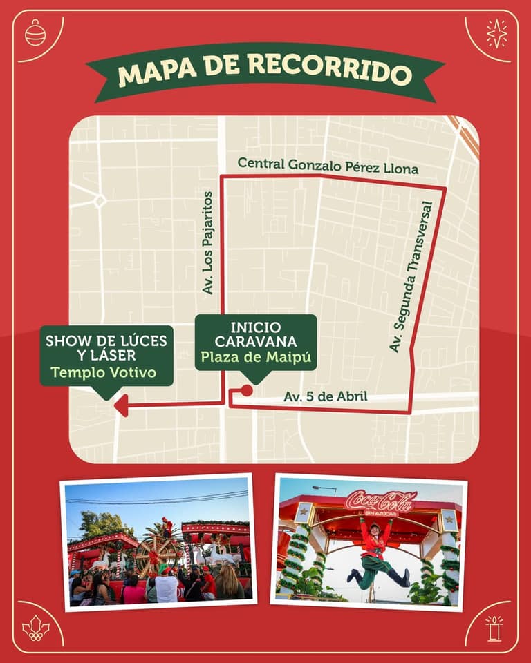 caravana navideña coca cola