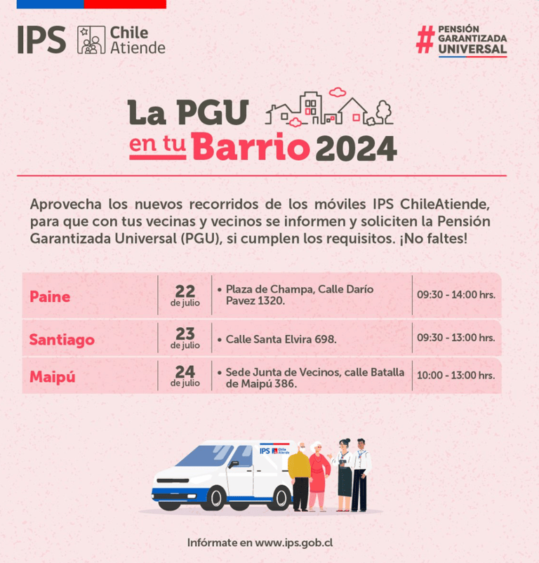 PGU en tu Barrio llega a Maipú.