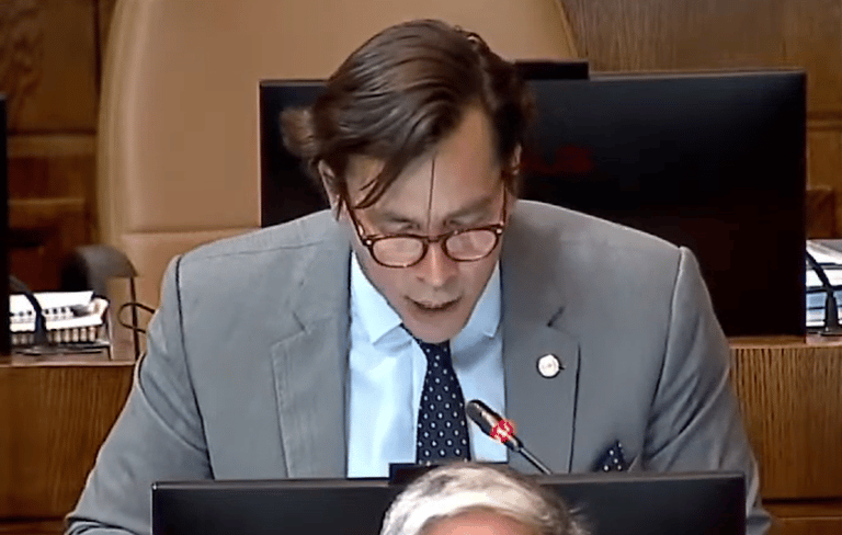 Cristian Labbé en la cámara de Diputados
