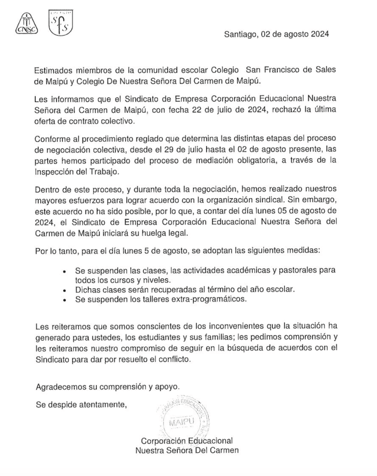 profesores en huelga