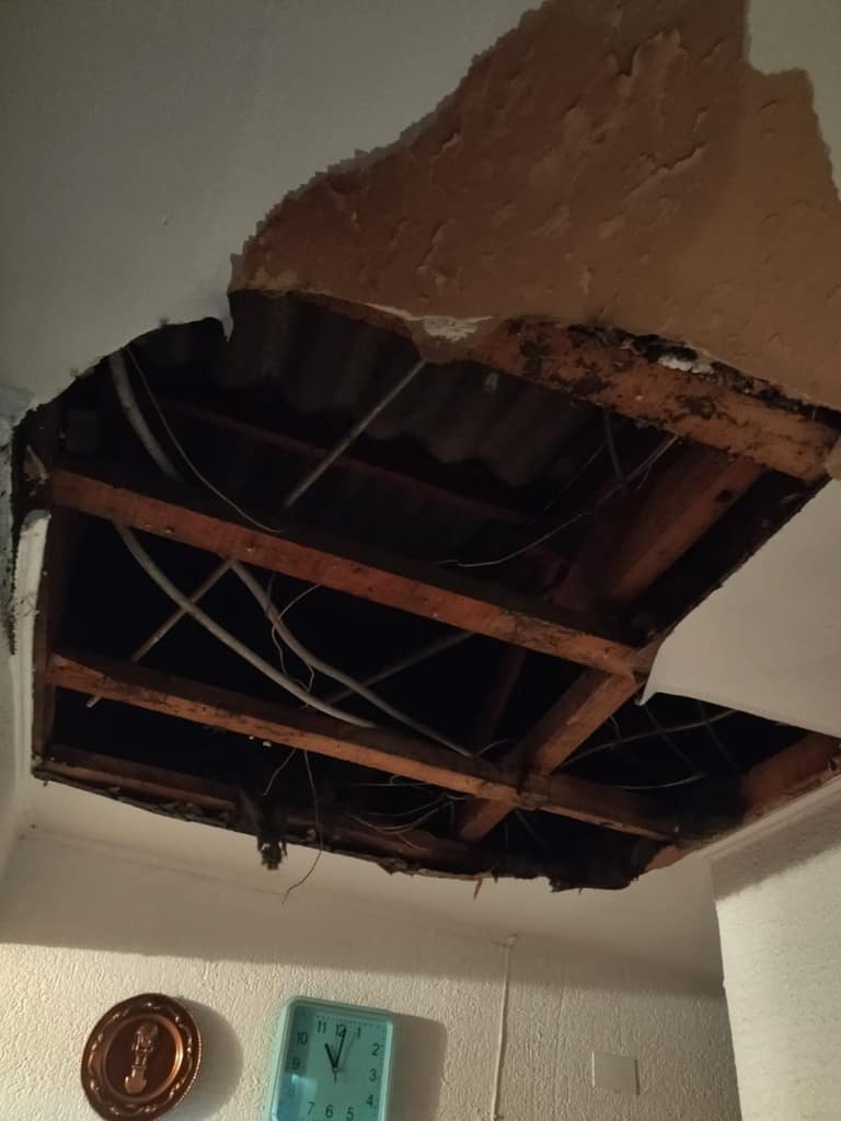 Villa Grundig afectada por sistema frontal