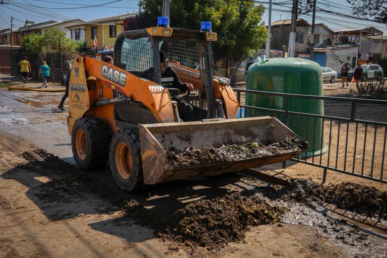 La Municipalidad de Maipú ha estado ejecutando acciones de limpieza