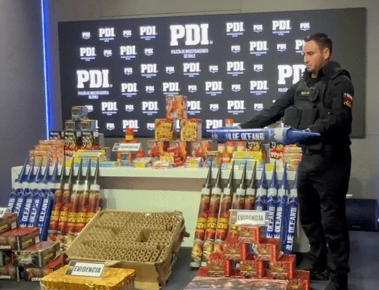 Venta ilegal de Fuegos Artificiales