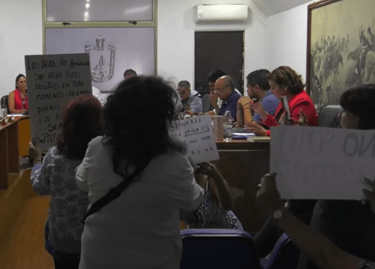 coleros en el concejo municipal
