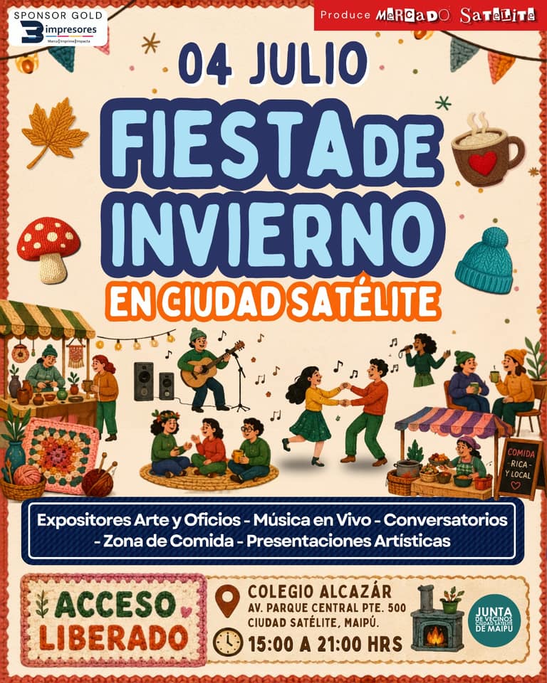 Ciudad Satélite prepara su primera Fiesta de Invierno con emprendedores, música y feria gratuita