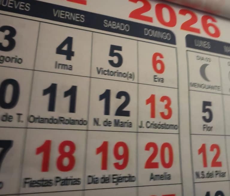 calendario de feriados 2026