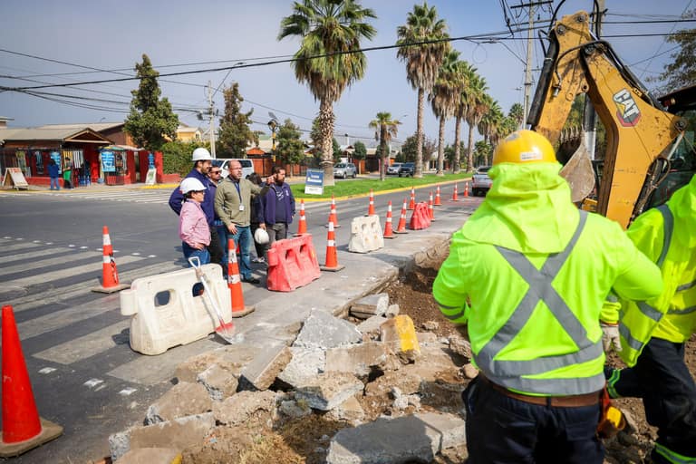 repavimentación calle La Galaxia