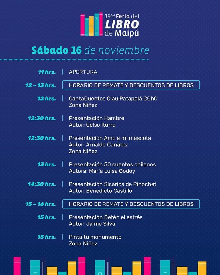 cronograma feria del libro