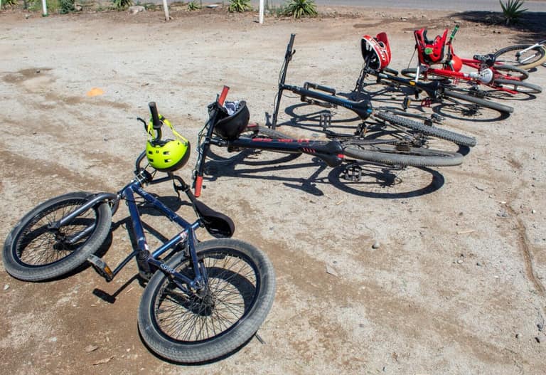 Fila de bicis