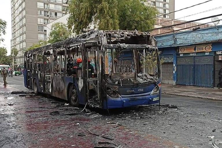 incendio bus transantiago