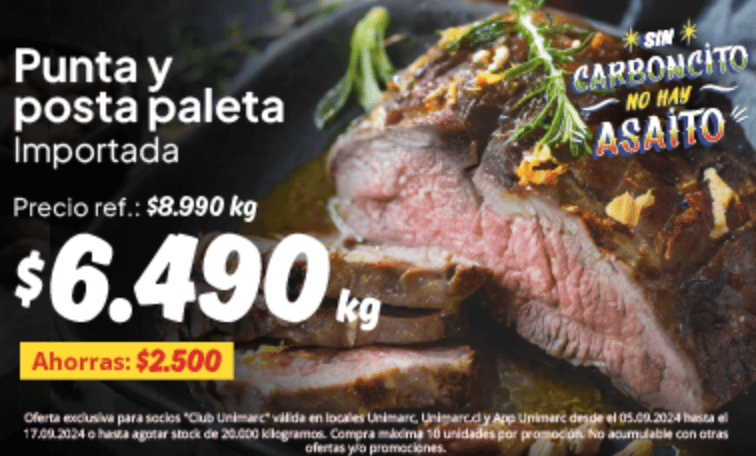 oferta carne unimarc