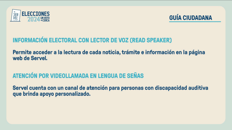 Voto asistido para elecciones 2024