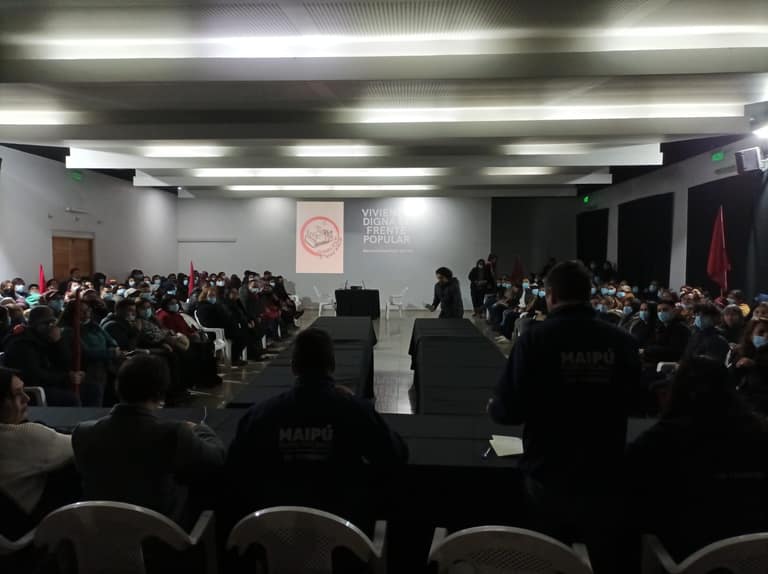 reunion comite vivienda digna frente popular