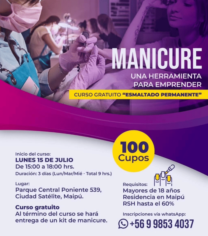 Últimos cupos: Fundación «Más que Felices» imparte curso gratuito de esmaltado permanente