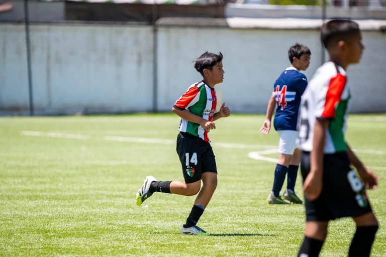 Palestino sub 12 campeón con tres maipucinos