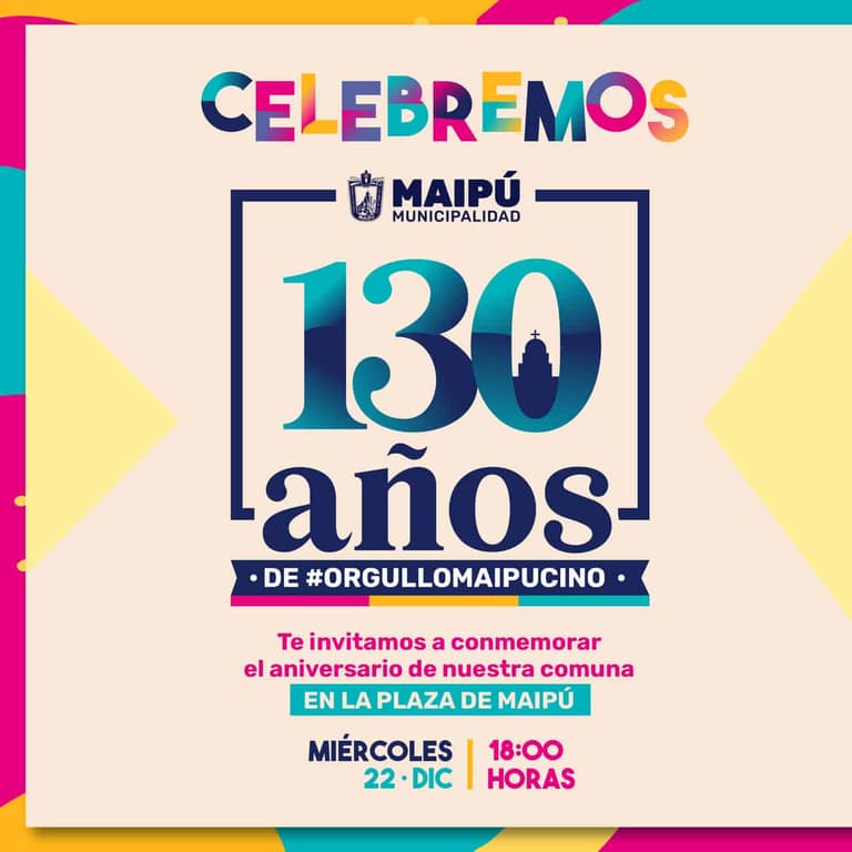 Maipú aniversario 130 años