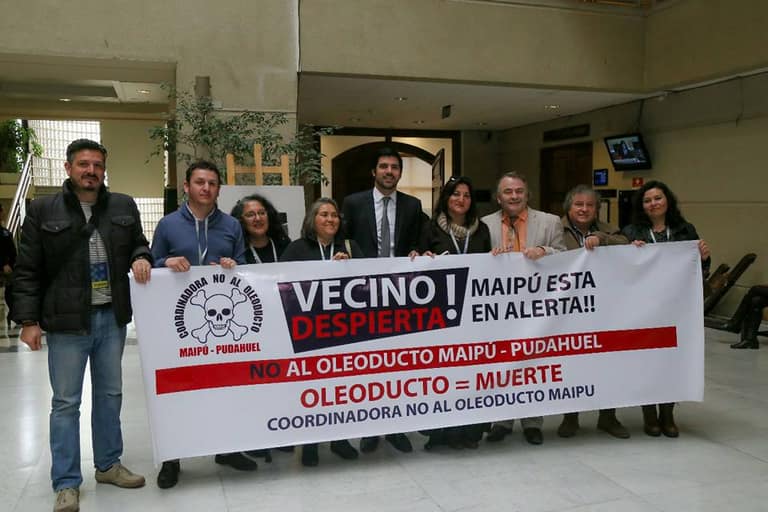 No al oleoducto Maipú