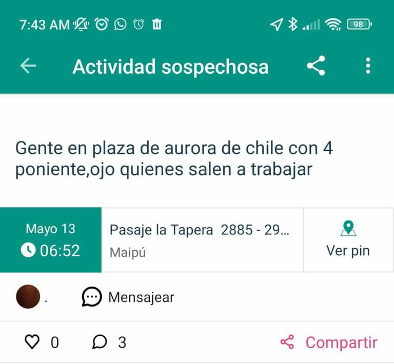 denuncia vecino delincuente